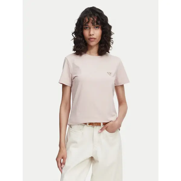 Guess Guess T-shirt V4YI09 J1314 Svijetlo roza Regular Fit