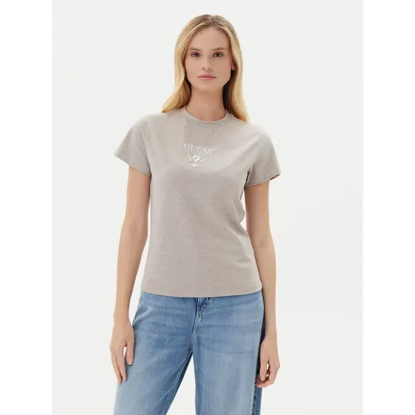 Guess Guess T-shirt V4YI21 KCDH1 Siva Slim Fit