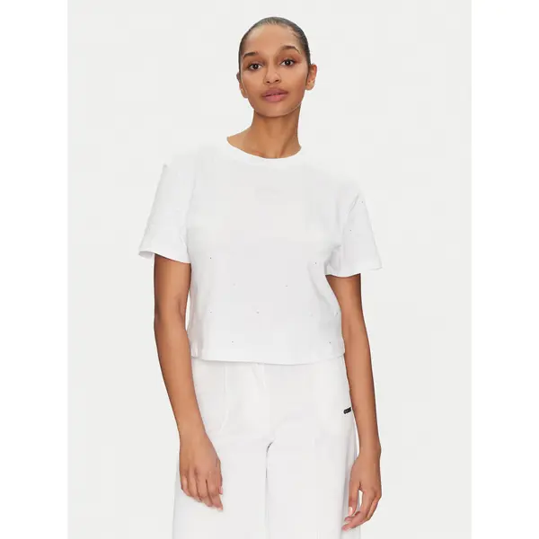 Guess Guess T-shirt V5GI00 I3Z14 Bijela Boxy Fit