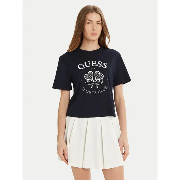 Guess Guess T-shirt V5GI04 I3Z14 Tamnoplava Regular Fit