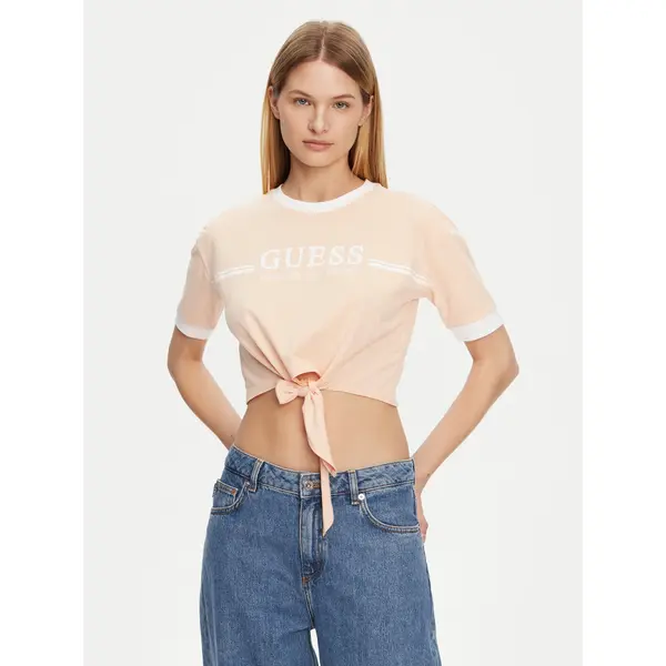 Guess Guess T-shirt V5GI05 I3Z14 Narančasta Regular Fit