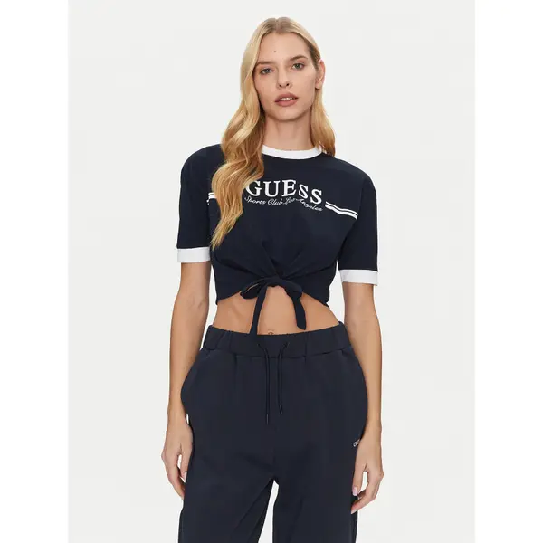 Guess Guess T-shirt V5GI05 I3Z14 Tamnoplava Regular Fit