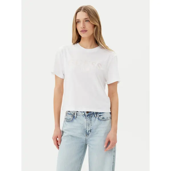 Guess Guess T-shirt V5GI09 K9RM1 Bijela Regular Fit
