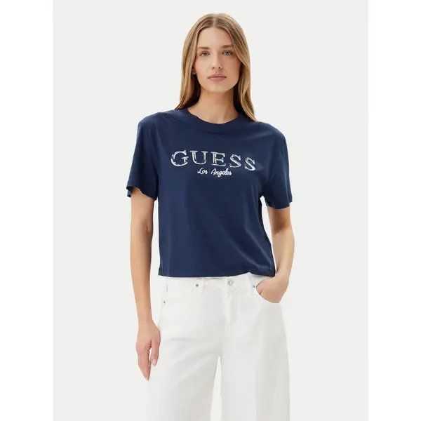 Guess Guess T-shirt V5GI09 K9RM1 Tamnoplava Regular Fit