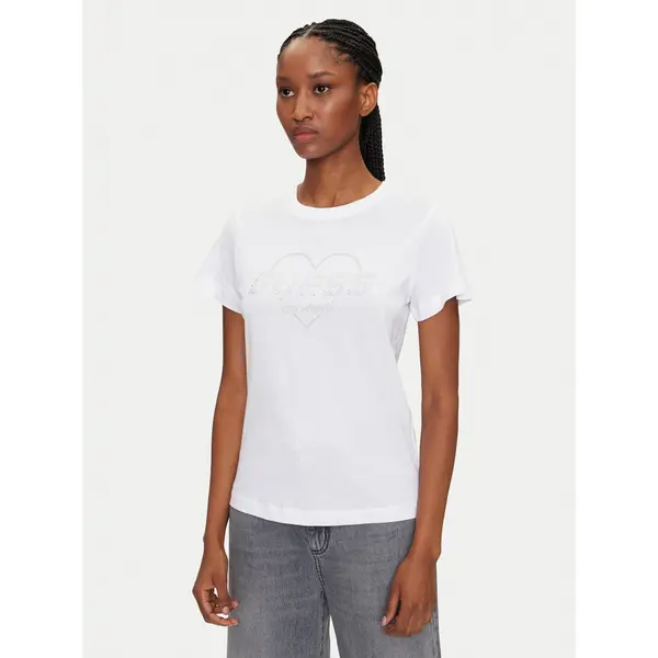 Guess Guess T-shirt V5GI10 K9RM1 Bijela Regular Fit