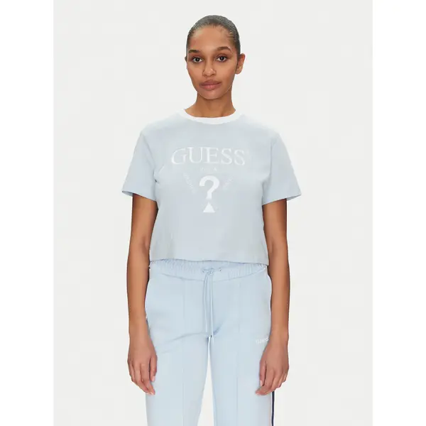 Guess Guess T-shirt V5GI18 I3Z14 Svijetloplava Boxy Fit