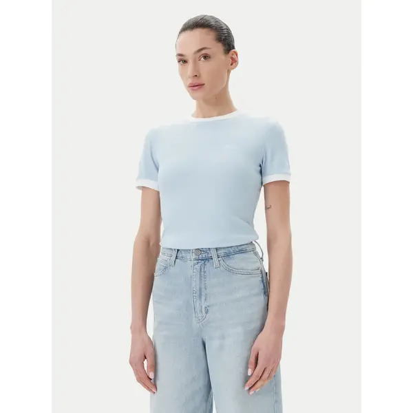 Guess Guess T-shirt V5GP08 KCRN2 Svijetloplava Regular Fit