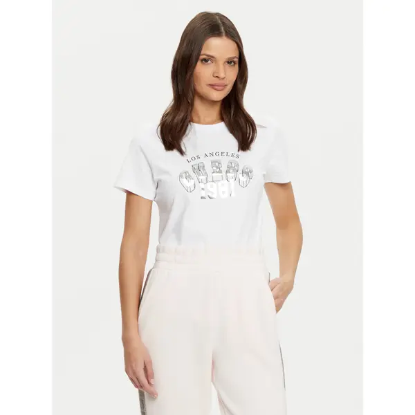 Guess Guess T-shirt V5RI06 I3Z14 Bijela Regular Fit
