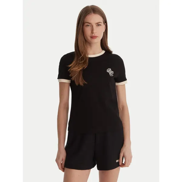 Guess Guess T-shirt V6GI05 K2966 Crna Regular Fit