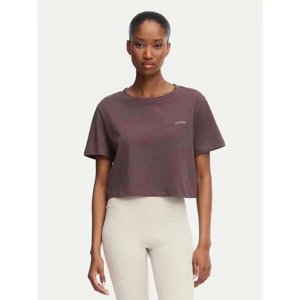 Guess Guess T-shirt V6GI17 K2984 Smeđa Regular Fit