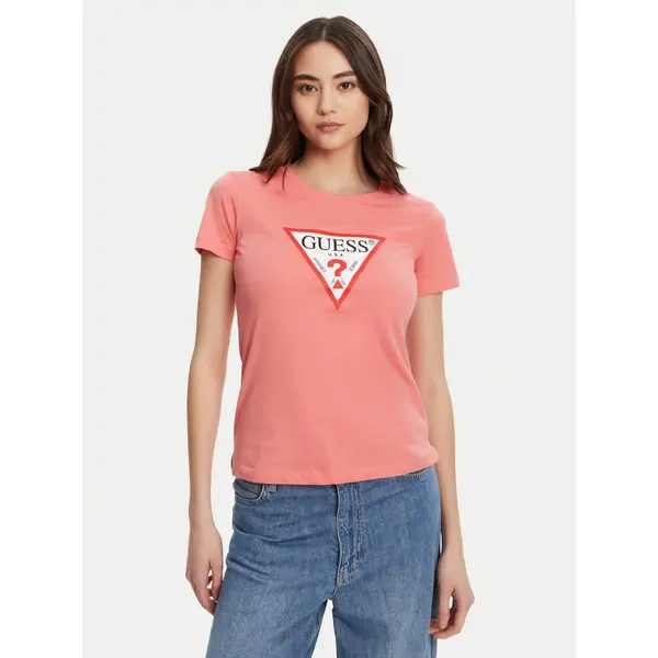 Guess Guess T-shirt W1YI1B I3Z14 Koraljna Regular Fit