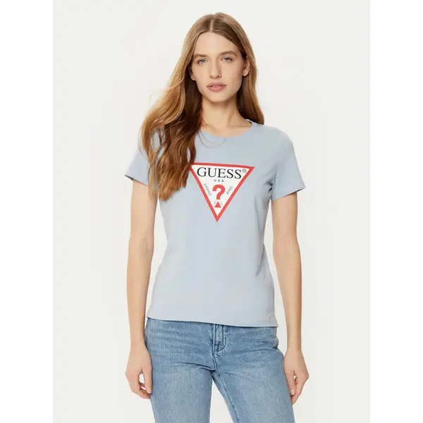 Guess Guess T-shirt W1YI1B I3Z14 Plava Slim Fit