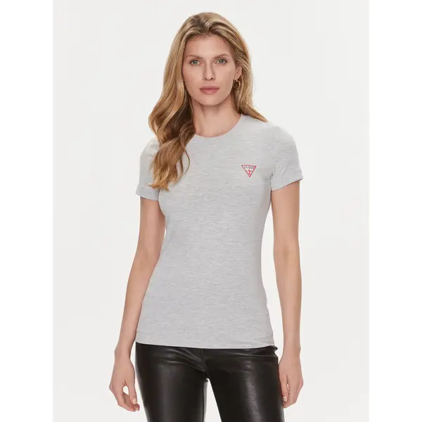 Guess Guess T-shirt W2YI44 J1314 Siva Slim Fit