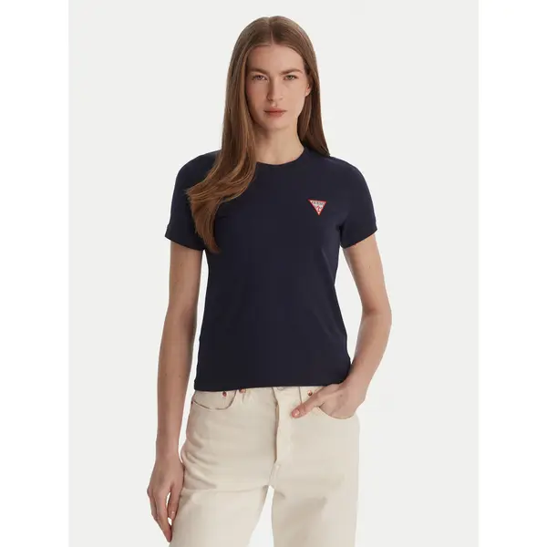 Guess Guess T-shirt W2YI44 J1314 Tamnoplava Regular Fit
