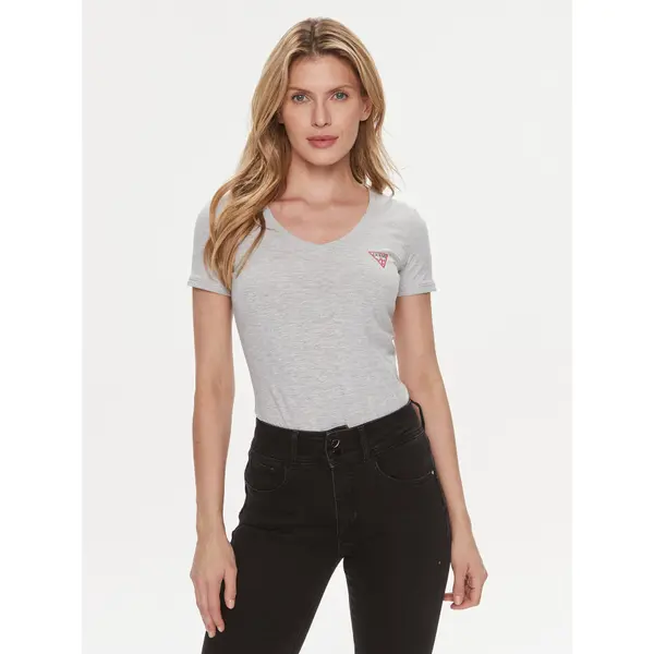 Guess Guess T-shirt W2YI45 J1314 Siva Slim Fit