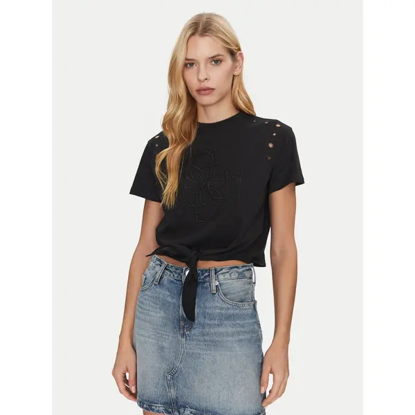 Guess Guess T-shirt W5GI18 I3Z14 Crna Regular Fit