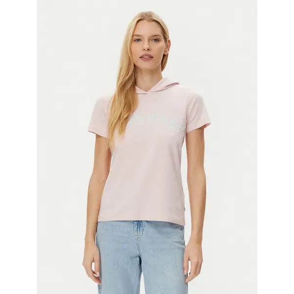 Guess Guess T-shirt W5GP28 J1314 Bež Regular Fit