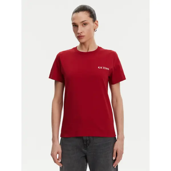 Guess Guess T-shirt W5RI04 I3Z14 Crvena Regular Fit