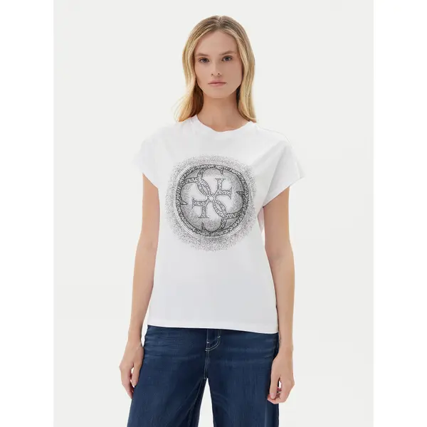 Guess Guess T-shirt W5YI14 I3Z14 Bijela Regular Fit