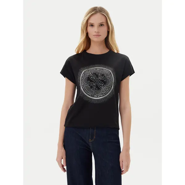 Guess Guess T-shirt W5YI14 I3Z14 Crna Regular Fit