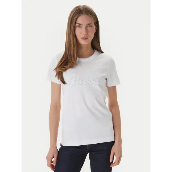 Guess Guess T-shirt W6GI08 K3023 Bijela Regular Fit