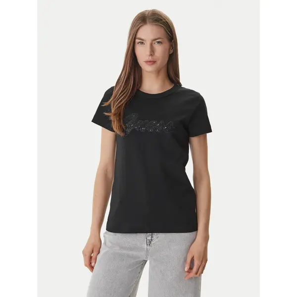 Guess Guess T-shirt W6GI08 K3023 Crna Regular Fit