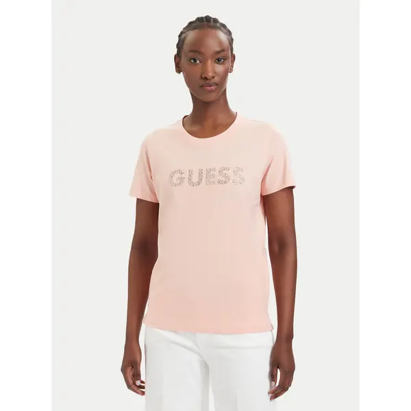 Guess Guess T-shirt W6GI15 K3035 Koraljna Regular Fit