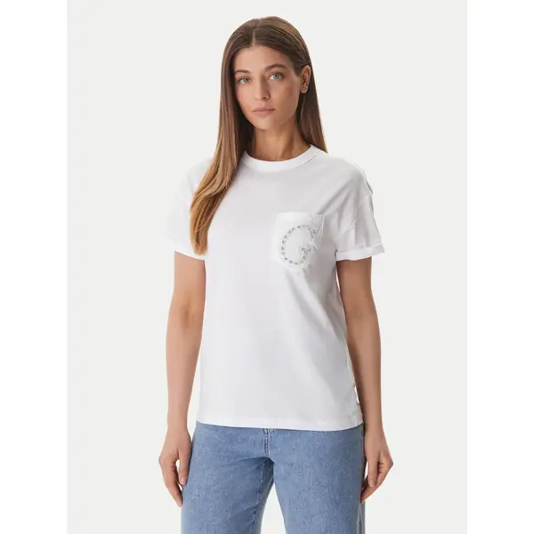 Guess Guess T-shirt W6GI17 K3037 Bijela Regular Fit