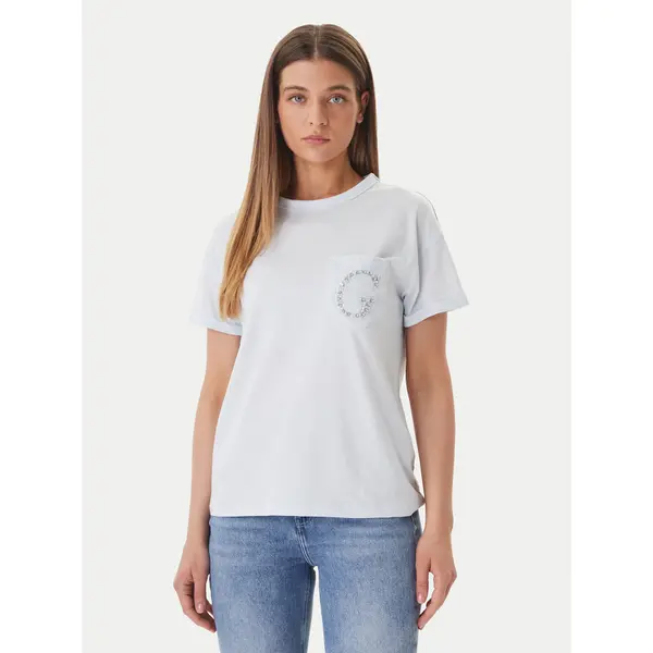 Guess Guess T-shirt W6GI17 K3037 Plava Regular Fit