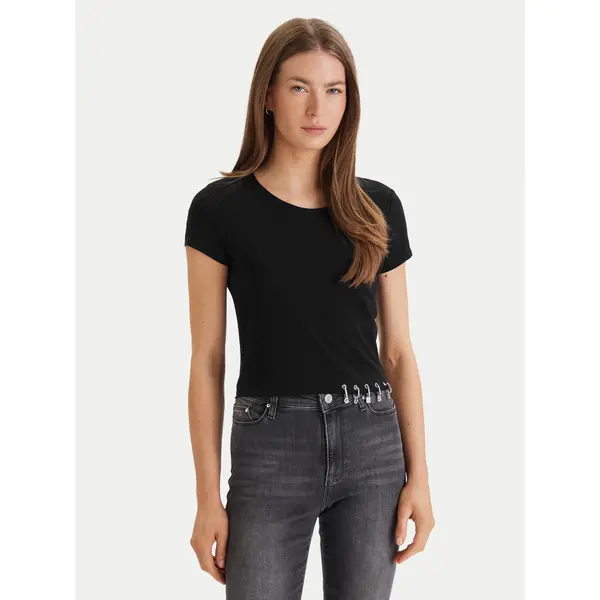 Guess Guess T-shirt W6GP11 K2933 Crna Regular Fit
