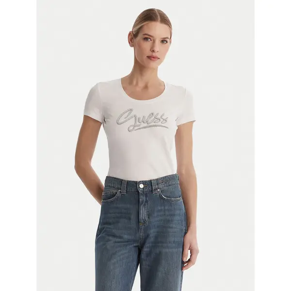 Guess Guess T-shirt W6RI24 J1314 Bijela Regular Fit