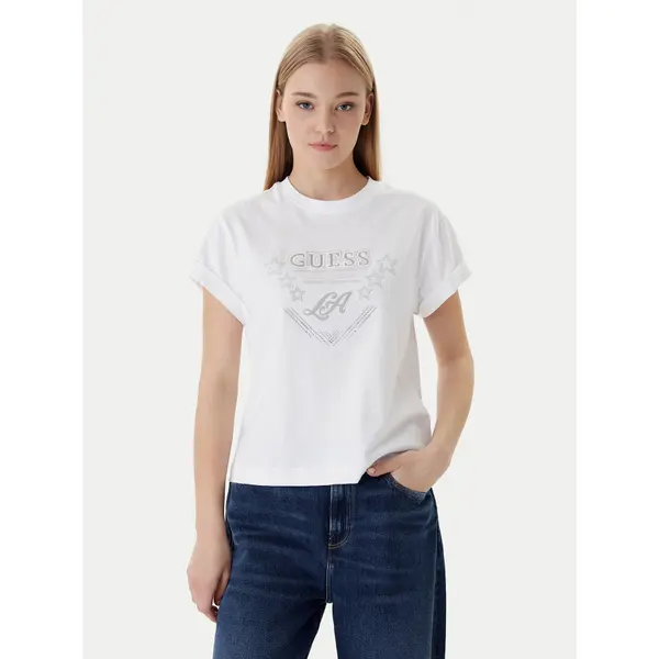 Guess Guess T-shirt W6RI30 I3Z14 Bijela Regular Fit