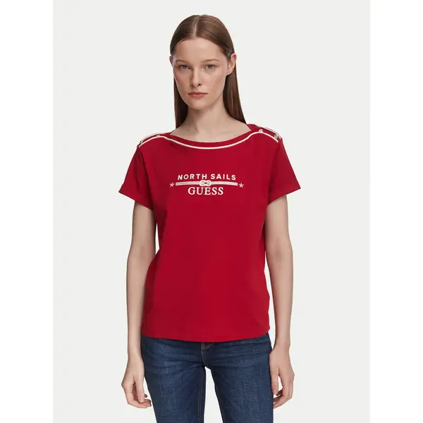 Guess Guess T-shirt W6YI58 K5317 Tamno crvena Regular Fit