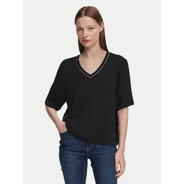 Guess Guess T-shirt W6YP58 K5233 Crna Relaxed Fit