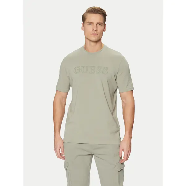 Guess Guess T-shirt Z2YI11 J1314 Zelena Regular Fit