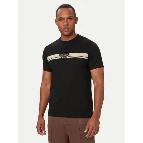 Guess Guess T-shirt Z6YI25 K5089 Crna Regular Fit
