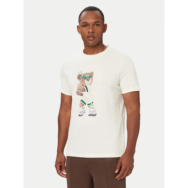 Guess Guess T-shirt Z6YI28 K5092 Krem Regular Fit