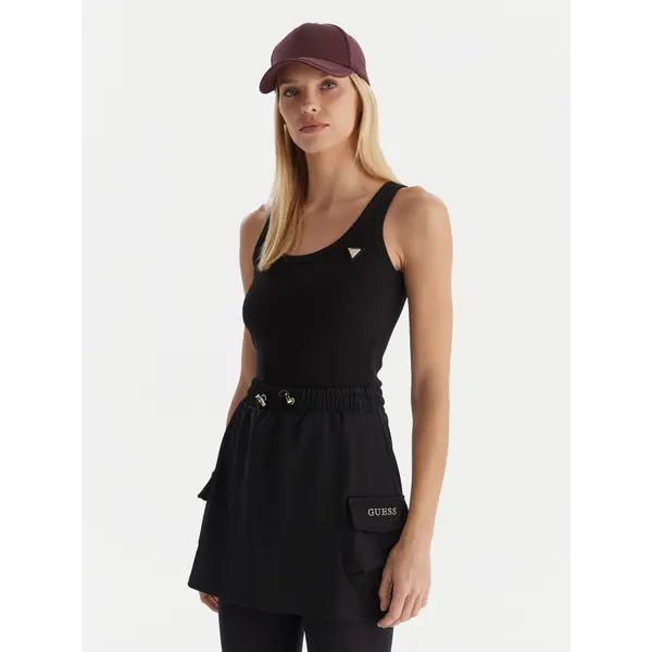 Guess Guess Top Colette V4YP06 K8RT2 Crna Slim Fit
