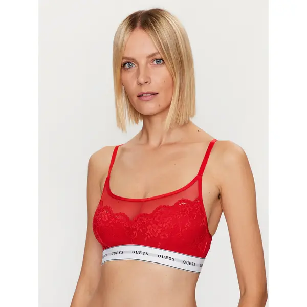 Guess Guess Top grudnjak Belle O2BC07 KBBT0 Crvena