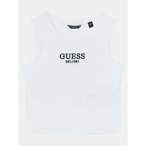 Guess Guess Top J4YI16 KBZP4 Bijela Regular Fit