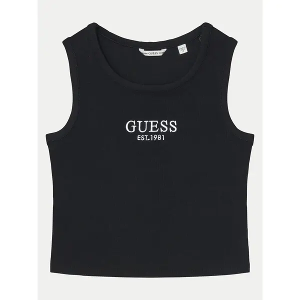 Guess Guess Top J4YI16 KBZP4 Crna Regular Fit