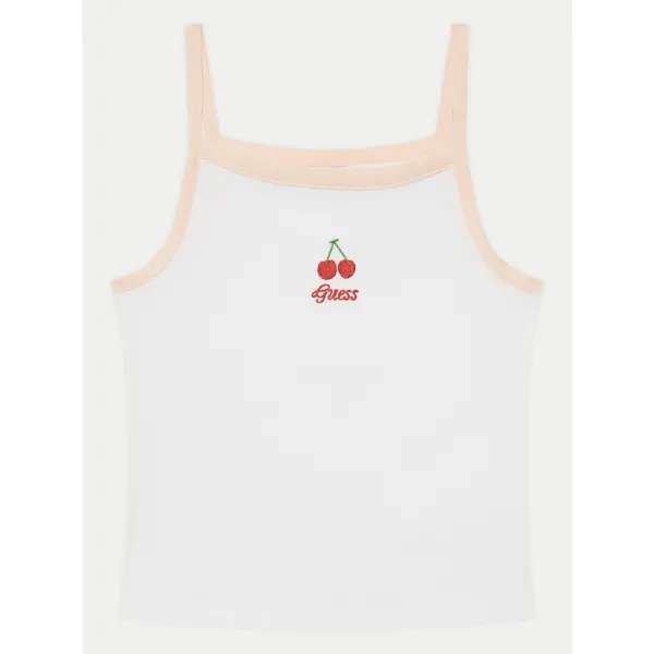 Guess Guess Top J5GI07 KCU20 Bijela Slim Fit