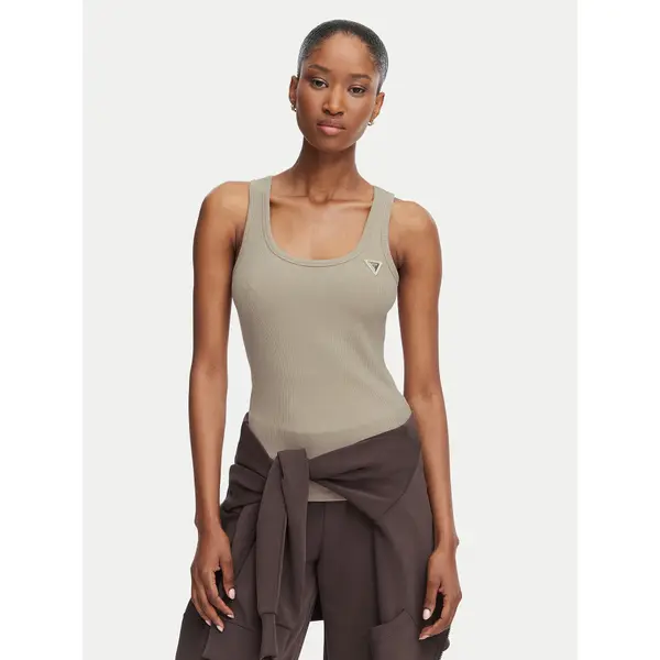 Guess Guess Top V4YP06 K8RT2 Bež Slim Fit