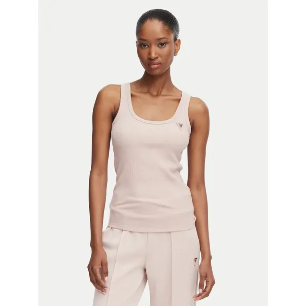 Guess Guess Top V4YP06 K8RT2 Ružičasta Slim Fit