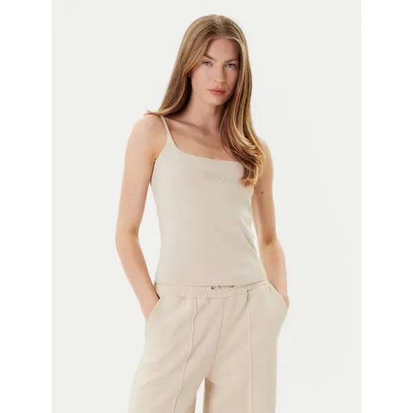 Guess Guess Top V5GP22 J1314 Bež Slim Fit