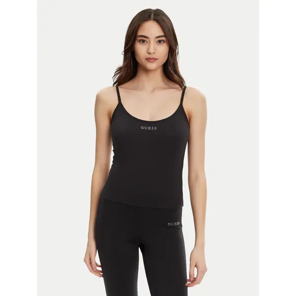 Guess Guess Top V5RP09 KCD02 Crna Regular Fit