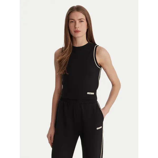 Guess Guess Top V6GP17 K3215 Crna Regular Fit