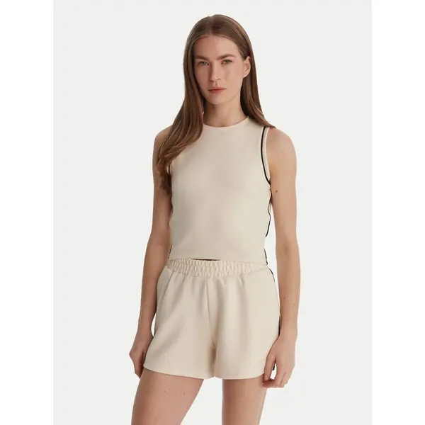 Guess Guess Top V6GP17 K3215 Écru Regular Fit