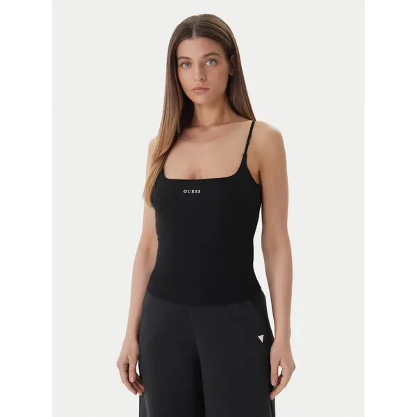 Guess Guess Top V6GP18 K3470 Crna Regular Fit