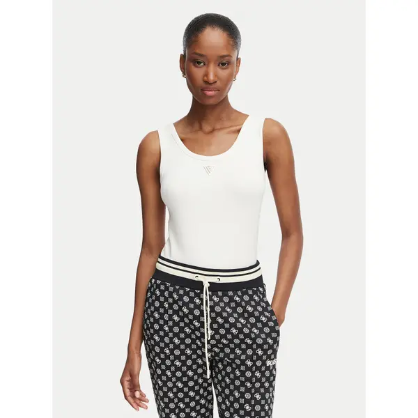 Guess Guess Top V6YP09 K4312 Krem Regular Fit